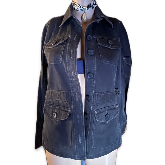 J. Crew Jackets & Blazers - J Crew 90s field jacket 100% cotton navy blue sz. XS